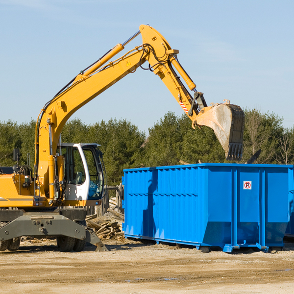 are there any restrictions on where a residential dumpster can be placed in Round Lake Heights IL